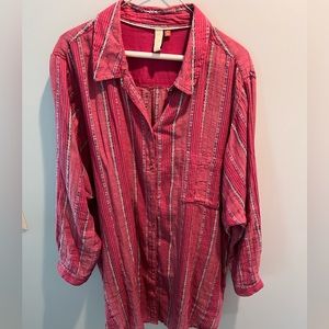 Anthropologie Pilcro Striped Tunic